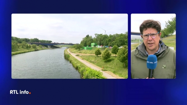 En direct d'Houdeng-Goegnies, Julien Crête évoque la reprise des travaux sur le pont de la E42 qui s'est effondré le 6 mars dernier. Le passage reste toujours compliqué pour les automobilistes.