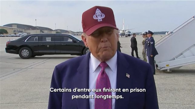 Le président américain Donald Trump déclare que les militaires feront usage de la force contre les manifestants qui défilent dans le centre de Los Angeles contre sa politique anti-immigration.