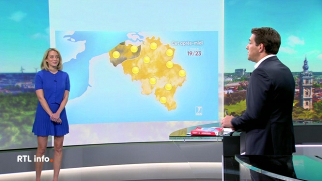 En plateau, Emilie Dupuis donne ses prévisions pour les prochaines heures et les prochains jours. Le soleil fait bientôt son retour !