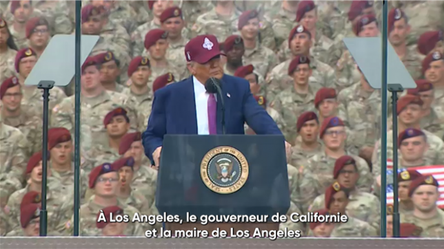 Le président américain Donald Trump accuse sans preuve le gouverneur de Californie Gavin Newsom et la maire de Los Angeles Karen Bass d'avoir payé des fauteurs de troubles, des agitateurs et des insurgés, alors que des manifestants défilent dans le centre de Los Angeles depuis plusieurs jours contre la politique anti-immigration de l'administration Trump.