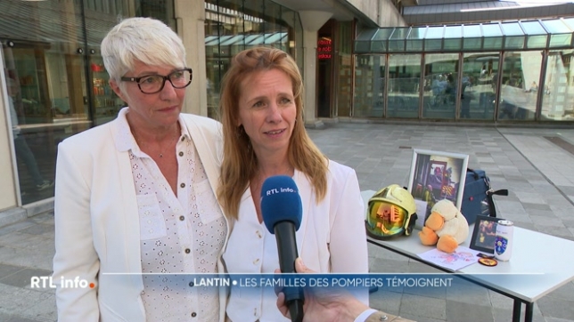 Deux semaines jour pour jour après le dramatique incendie survenu à la prison de Lantin, Mathieu Langer et David Muller ont rencontré les compagnes des deux pompiers coincés dans la buanderie. Christel, compagne de Maxime Coessens et Muriel, compagne de Marc Sarlet témoignent avec pudeur.