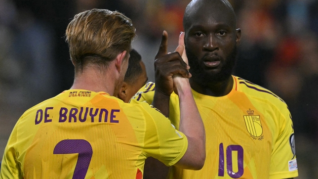Romelu Lukaku et Kevin De Bruyne chez les Diables Rouges.