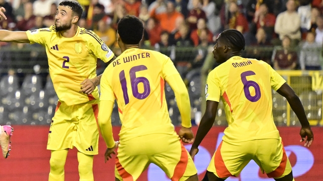 Les Diables Rouges contre le Pays de Galles.