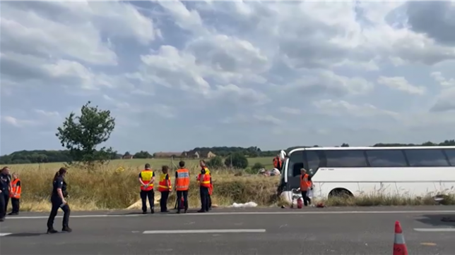 Dans la Sarthe, quatre morts dans un accident de car transportant des adolescents ukrainiens