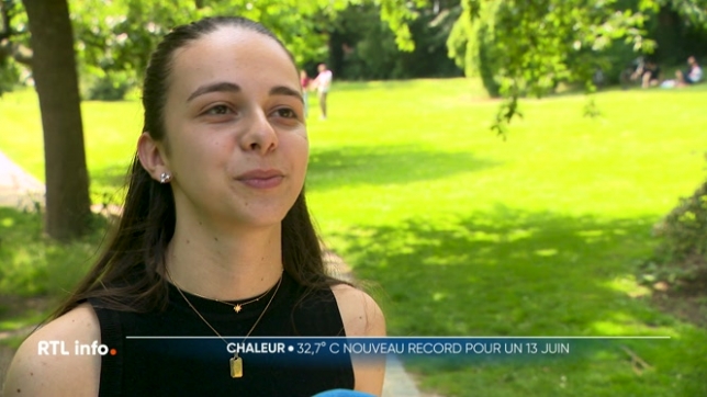 Le mercure a atteint les 31,5°C à Uccle, dépassant le record pour un 13 juin établi en 2006 (31,3°C). L'IRM a émis une alerte jaune pour la chaleur sur la totalité de la Belgique, à l'exception de la Côte. Localement, le thermomètre pouvait parfois atteindre 33 ou 34°C.