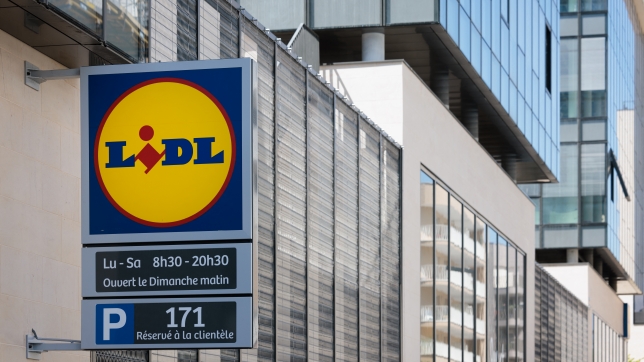 Entrée d’un supermarché Lidl à Chatenay-Malabry (France)