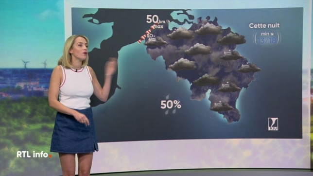 Encore une journée chaude, mais nuageuse avec un risque d'averses orageuses. Le beau temps laissera place à un ciel nuageux, samedi, avec un risque d'averses orageuses principalement du centre à l'est du pays, a annoncé l'Institut royal météorologique (IRM) dans son bulletin matinal.
