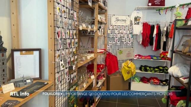 Comme le veut la tradition, demain à la mi-journée, Saint-Georges va tenter de terrasser le dragon. Mais ils ne sont pas les seuls personnages ou symboles à orner des vêtements et toute une série de gadgets que s'arrachent les Montois. Le Doudou, un business qui rapporte...