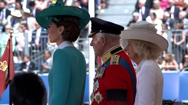 Kate Middleton, le roi Charles III et la reine Camilla