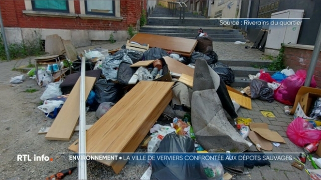 Une habitante de Verviers dénonce des dépôts sauvages réguliers de déchets et d'encombrants qui attirent, dans les rues, des mouches, des souris et des rats. Un enfer surtout par ces températures estivales.