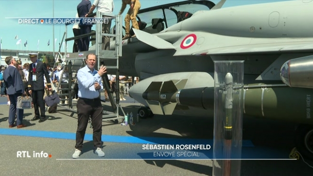 En direct du salon aéronautique du Bourget, Sébastien Rosenfeld évoque l'avenir de l'aviation, et notamment l'aviation militaire, dans un contexte géopolitique tendu.