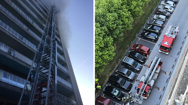 Incendie dans un immeuble d’Evere