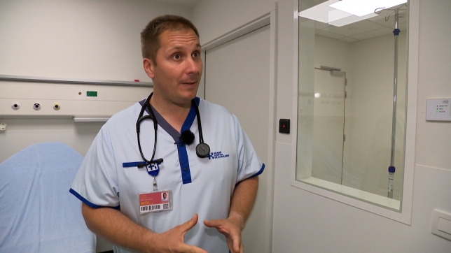 Jonathan Petit, chef du service des urgences