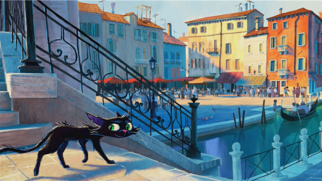 Gatto, le nouveau film d'animation de Pixar prend une direction artistique inédite.