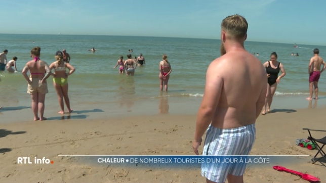 Les fortes chaleurs ont poussé de très nombreux Belges a prendre la direction du Littoral, ce samedi. C'est l'un des seuls endroits du pays où l'air été respirable.