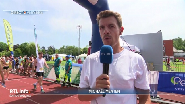 On attend encore jusqu'à 33°C par endroits ce dimanche. Malgré cela, de nombreux sportifs participent néanmoins à des courses ou à des joggings. C'est le cas à Verviers où des mesures ont néanmoins été prises par les organisateurs pour éviter les accidents et les coups de chaud.