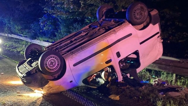 Accident à Sovet (Ciney) sur l’E411 vers Bruxelles.