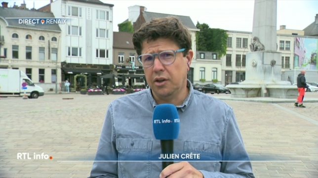 On retrouve en direct Julien Crête pour faire le point sur Renaix qui doit désormais afficher tous ses panneaux dans les 2 langues.