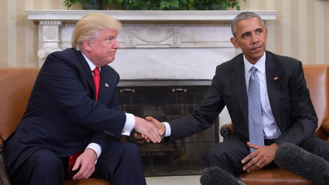 Donald Trump et Barack Obama