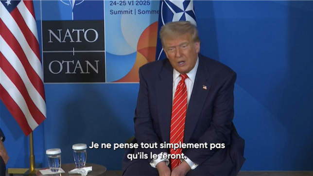 Le président Donald Trump insiste sur la destruction totale des sites nucléaires iraniens, faisant reculer le programme nucléaire du pays de plusieurs décennies. L'armée israélienne a pour sa part estimé mardi qu'il était encore tôt pour évaluer les dommages causés au programme nucléaire iranien, au lendemain d'un cessez-le-feu qui a mis fin à 12 jours de guerre entre Israël et l'Iran.