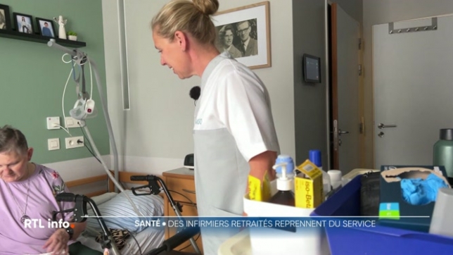 Une intercommunale liégeoise gérant 4 maisons de repos propose à des infirmiers et infirmières retraités de reprendre ponctuellement du service. Les équipes soignantes sont souvent sous pression, et seraient soulagées par cette aide ponctuelle.