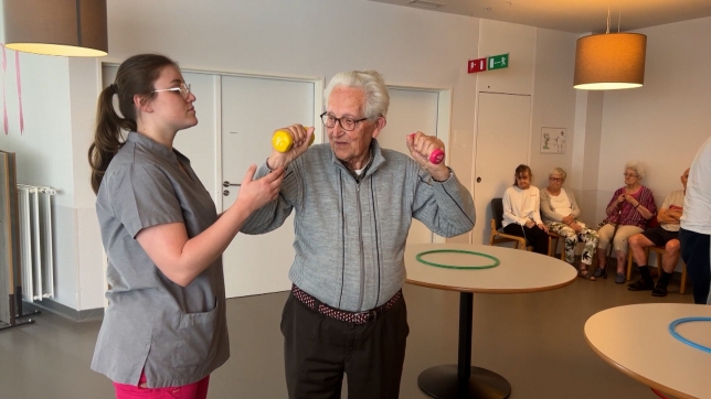 Les résidents de la maison de repos de Welkenraedt