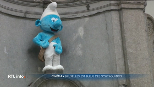 C'est Bruxelles qui a été choisi pour la première diffusion dans le monde des Schtroumpfs, le film, produit par le géant américain Paramount. Et notre capitale a bien marqué le coup: du bleu presque partout et un village grandeur nature au Mont des Arts, le cœur de l'événement.