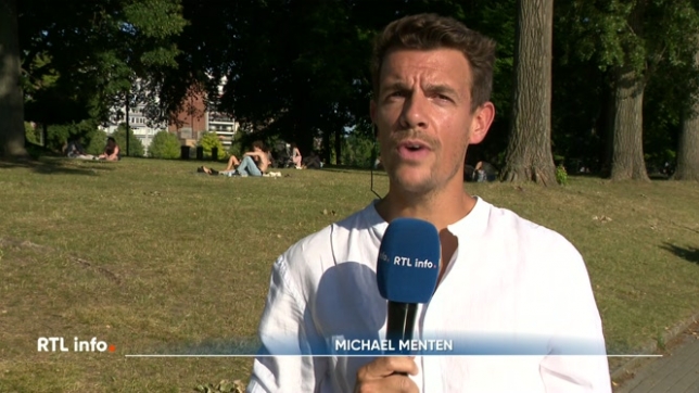 En direct, Michaël Menten explique que les températures, déjà très chaudes, vont encore grimper dans les jours qui viennent.