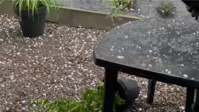 Après la chaleur, la pluie et les grêlons