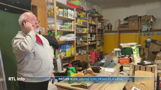 Cela fait 13 ans que Patrick a repris la graineterie Vaillant-Wathelet qui existe depuis 1891. Mais la situation financière de la boutique est de plus en plus difficile. Il espère que les jardiniers liégeois vont repousser la porte de son magasin où l'on trouve plus de 800 variétés de tomates.