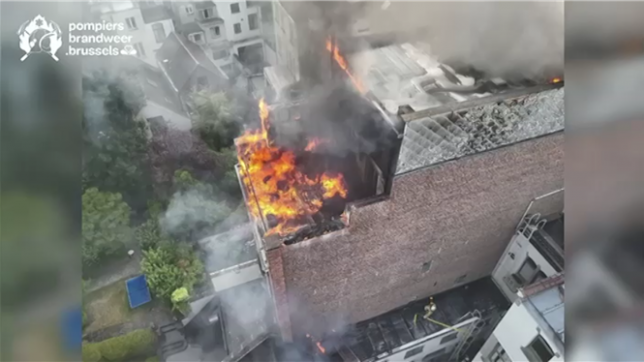 Un incendie se déclare avenue Géo Bernier à Ixelles.