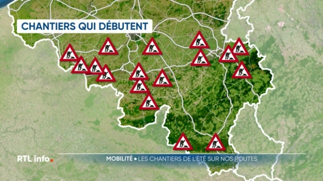 Si vous prenez la route cet été, soyez prévenus : des dizaines de chantiers fleuriront un peu partout en Wallonie. Si 18 chantiers se terminent, 17 nouveaux débutent. Les vacances d'été constituent le moment idéal pour entreprendre ce genre de travaux explique le porte-parole de la Sofico.