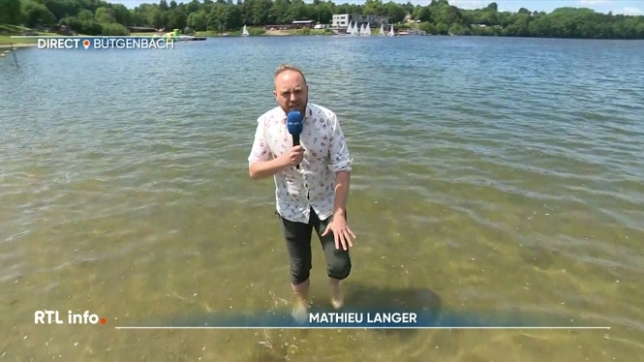 Durant cet été, RTL info passe les vacances avec vous, que ce soit à la Côte, dans un parc d'attractions, ou encore au camping. Ce midi, Mathieu Langer s'est rendu à Bütgenbach, dans l'Est de la Belgique. Le lac de Butgenbach, c'est l'endroit idéal pour s'essayer à diverses activités sportives.