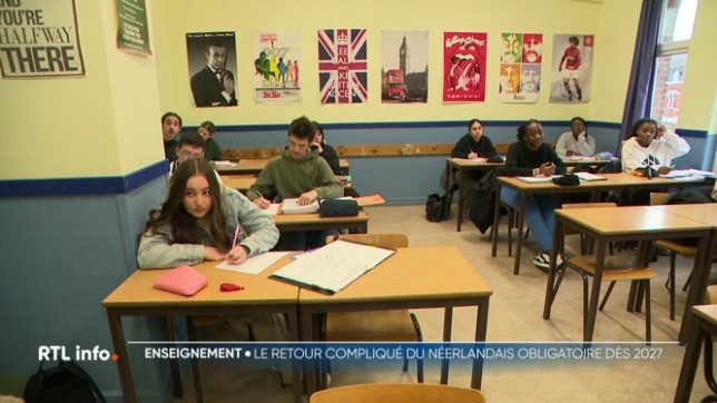 La Ministre-Présidente de la Fédération Wallonie-Bruxelles était l'invitée de 7H50 sur bel RTL. Elisabeth Degryse est revenue sur l'obligation d'apprendre le néerlandais programmée pour 2027 dans les écoles francophones. Mais la mesure est remise en question à cause d'une pénurie de professeurs.
