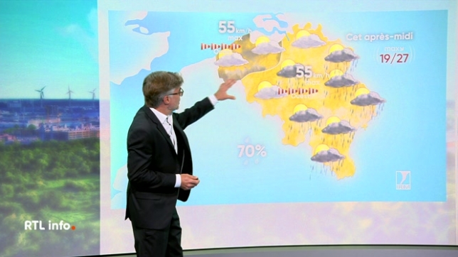 En plateau, Stephan van Bellinghen donne ses prévisions pour les prochaines heures et les prochains jours. De l'instabilité est au programme.