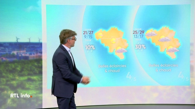 En plateau, Stephan van Bellinghen donne ses prévisions pour les prochaines heures et les prochains jours.
