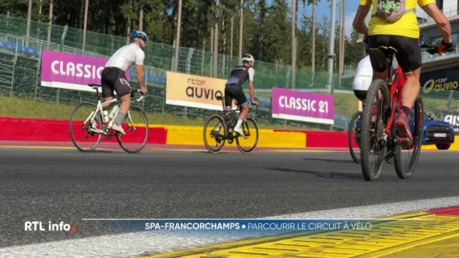 Le mythique circuit de Spa-Francorchamps vous propose une expérience pas comme les autres... Que diriez-vous de découvrir la piste sur votre vélo ? C'est ce qui est proposé cet été. Des centaines de participants ont déjà parcouru les 7 kilomètres début juillet.