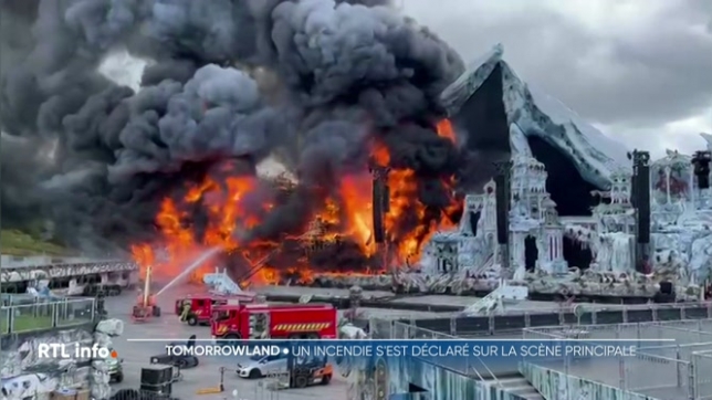 La scène principale du Tomorrowland est la proie des flammes, ont indiqué mercredi les organisateurs du festival electro. Le festival doit se tenir du 18 au 20 juillet et du 25 au 27 juillet à Boom, en province d'Anvers.