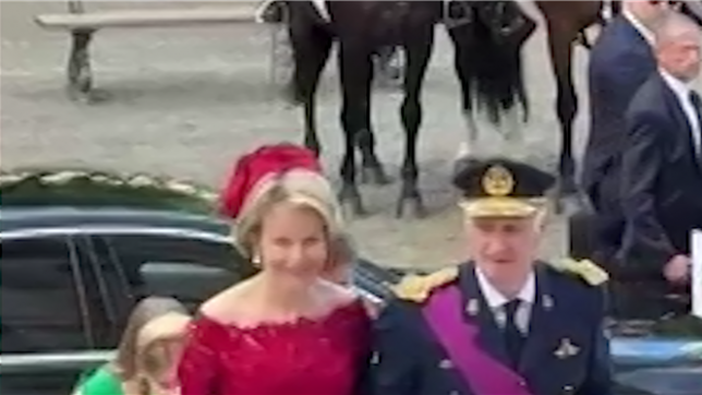 21 juillet : la famille royale est arrivée pour participer au traditionnel Te Deum