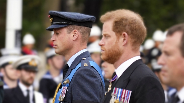Le prince William et le prince Harry le 19 septembre 2022