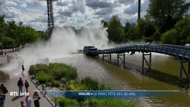 Durant cet été, RTL info part en vacances avec vous. Dans vos lieux de loisirs préférés. Nous étions à la côte la semaine dernière. Aujourd'hui, direction l'un des plus grands parcs d'attractions du pays. Laura Van Lerberghe nous sert de guide à Walibi qui fête ses 50 ans, avec un tas d'activités.
