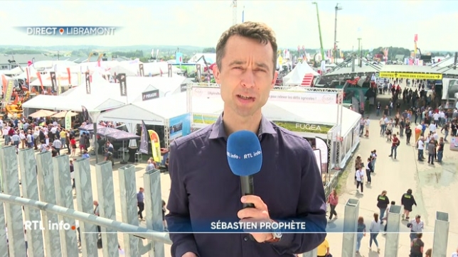 On retrouve en direct Sébastien Prophète depuis Libramont pour faire le point sur l'ouverture de la 89e édition de la Foire, qui est la plus grande foire agricole en plein air d'Europe.