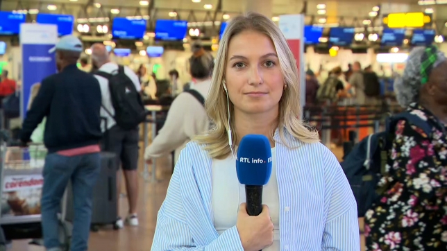 Melinda Bilmez à l’aéroport de Bruxelles