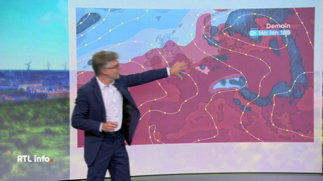 En plateau, Stephan Van Bellinghen donne ses prévisions pour les prochaines heures et les prochains jours.