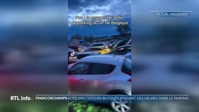 La fin de soirée a été compliquée pour des spectateurs du grand prix de Formule 1 à Spa-Francorchamps. En raison notamment de la météo, des conducteurs sont restés bloqués durant plusieurs heures dans le parking.