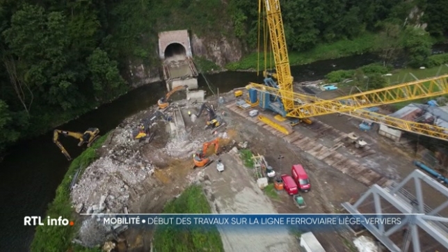 Le trafic ferroviaire est totalement interrompu entre les gares de Liège-Guillemins et Verviers-Central depuis ce lundi et jusqu'au dimanche 24 août. Infrabel, le gestionnaire de l'infrastructure ferroviaire, a entamé en effet un important chantier de modernisation sur la ligne 37.