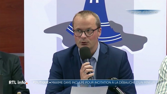 Maxime Daye, député-bourgmestre de Braine-le-Comte, a été inculpé début juillet pour incitation à la débauche et envoi de vidéos pornographiques à un mineur, a indiqué mardi le parquet de Mons.