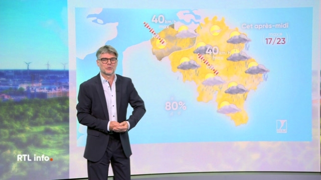 Le temps sera partagé entre averses et éclaircies ce mercredi selon l'IRM. Le risque d'averse du début de journée laissera la place à des éclaircies plus larges dans la partie nord-ouest du pays. Au littoral, le temps sera plus ensoleillé. Les maxima varieront de 16 à 22 degrés.