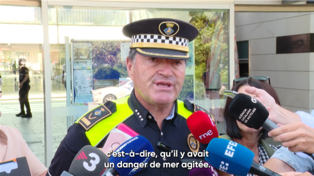 Explications de la police locale.