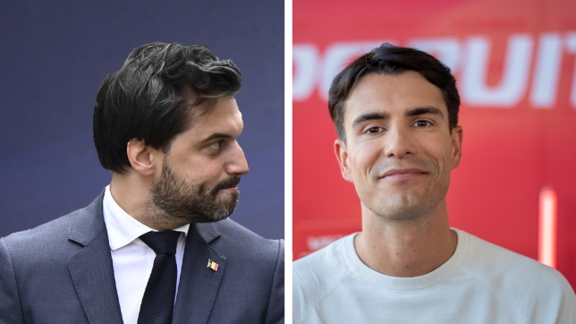 Montage photo : Georges-Louis Bouchez à gauche et Conner Rousseau à droite